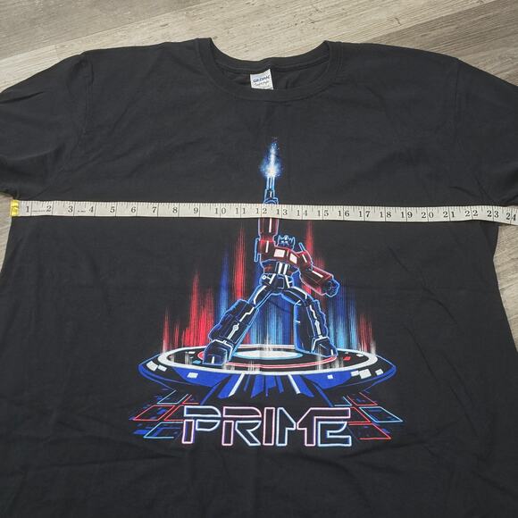 Red White & Blue Optimus Prime Transformers Short Sleeve T-Shirt Graphic Tee - Picture 6 of 8
